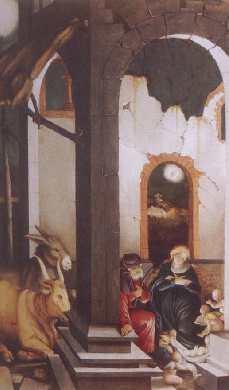 Hans Baldung Grien Nativity oil painting image